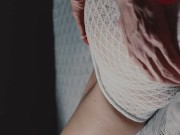 He ties me to the bed and makes me come with pussy-eating sex toys 12/16