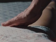 He ties me to the bed and makes me come with pussy-eating sex toys 4/16