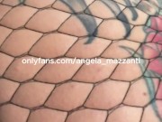 Tattooed Girl Pussy Slip - Inked Lips Out Stream! 6/16