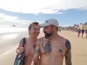 Salimos a caminar desnudos a la playa 5/16