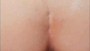 Asian petite babe with a huge ass wants her asshole stretched!