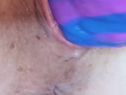 Huge Dildo & A Tiny Pussy! Watch My Pussy Gape With Every Thrust! 5/16