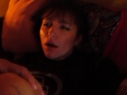 Pendeja OTAKU ADICTA a las vergas GRANDES me la chupa para que le dé toda mi LECHE 16/16