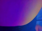  me vio en bragas, no se aguantó y terminó montando su verga