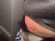 Sucking and fucking my crazy landlord while I have my BOYFRIENDS FAMILY OVER! (CREAMPIE) 3/16