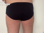 Chastity Cage Challange - Day 1/15 - Lets try to not cum 15 Days! 2/16