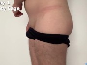 Chastity Cage Challange - Day 1/15 - Lets try to not cum 15 Days! 4/16