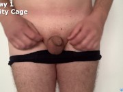 Chastity Cage Challange - Day 1/15 - Lets try to not cum 15 Days! 5/16