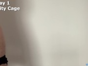 Chastity Cage Challange - Day 1/15 - Lets try to not cum 15 Days! 6/16