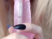 Blonde toy blowjob 6/16