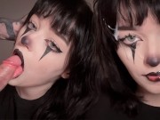 My Gothic step sister is Obsessed with Blowjobs