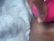 Ebony squirts with rose 7/16