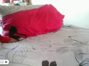 CHERRY RED INDIAN EXOTIC BROWN SKIN YOGA MOST BEAUTIFUL