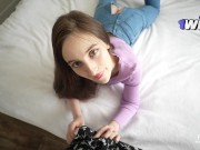 Roommate With Ripped Jeans Rides My Dick - Anny Walker 2/16