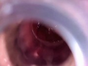 Anal Tunnel Plug & Dildo Double Penetration Fucking 11/16