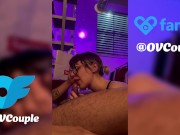 Soft Porn / Nerdy girl with colored hair throating dick 3/16