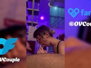 Soft Porn / Nerdy girl with colored hair throating dick 4/16