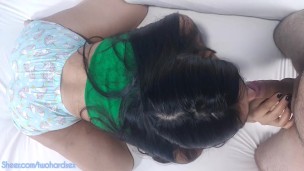 catching my stepsister's very sexy ass in shorts