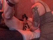 Sensual and ruthless femdom edging of submissive in the dungeon (preview) 16/16