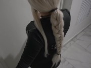 Hard Fucked Stranger In The Mouth In The Elevator, Public Sex With A Housemate 4/16