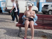 Slut flashes her tits in public – caught by strangers! 10/16