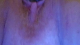 Cum dumpster stretches dirty little pussy