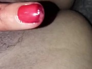 Jugando Con Mi Coño En Mi Período En El Piso De la sala 13/16