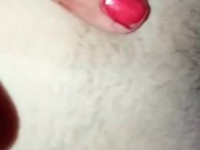 Jugando Con Mi Coño En Mi Período En El Piso De la sala 14/16