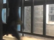 FREAKY BOY ALMOST CAUGHT JERKING OFF THROUGH THE WINDOW