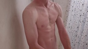 Daddy dirty talk muscular masturbation . Hard fucking toy and moaning until orgasm