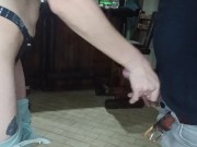 Coworker playing with some dick while I'm tapping ass 16/16