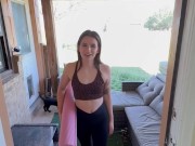 My boyfriend hates when I go to yoga class (Cheating Slut Fucked) 1/16
