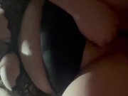 BBW fucking 12 inch dildo until I squirt 9/16