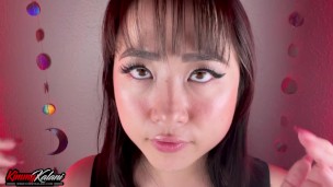 Your Asian Girlfriend Begging for Cum on her Ahegao Face -ASMR JOI