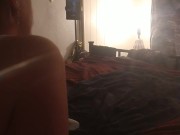 We fuck each other in the ass and pussy and then I cum on his dick and he cums on my dildo strap on
