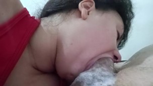 EXTREME POV, deep throat and wet blowjob