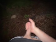 Public car play *huge cock and outdoor cumshot* 15/16