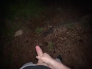 Public car play *huge cock and outdoor cumshot* 16/16