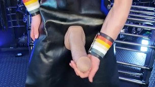 Strapon fuck with big dildos or fuckmachine