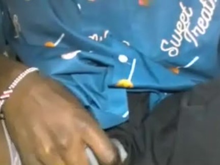 PULLING OUT THAT MONSTER COCK AND STROKING IT HARD