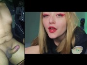 JOI GAME REACTION (Guiding the cuckold's handjob | JOI CEI in Portuguese) 3/16