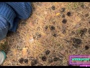 Amateur MILFs by Wifebucket - Giving him a blowjob in a forest outdoor 12/16