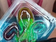 Faceless fetish doll drooling / Lipstease / ASMR 2/16