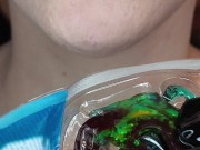 Faceless fetish doll drooling / Lipstease / ASMR 3/16