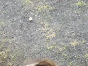 Gentle blowjob from a girl in nature 3/16