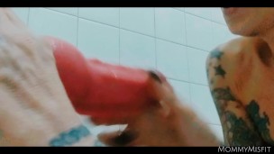 Doggystyle creampie with MommyMisfit