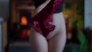 Panties Try On and Standing Pissing