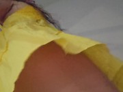 Bottle into Pussy and Risky Public Flashing on Hotel Corridors 13/16