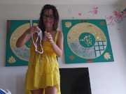 Bottle into Pussy and Risky Public Flashing on Hotel Corridors 6/16