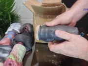 Unboxing / Review of order from Delices Defendus. Masturbators and Dildo (NOT SPONSORED) 12/16